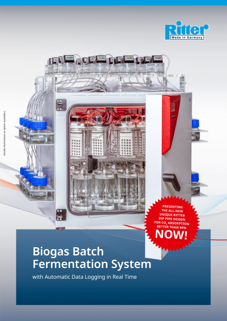 Ritter biogas-batch-fermentation-system