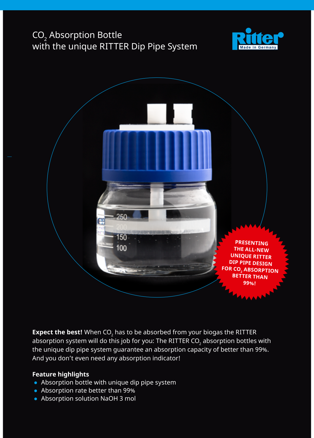 Ritter co2-absorption-bottle